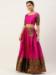 Picture of Stunning Silk Medium Violet Red Lehenga Choli