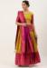 Picture of Gorgeous Silk Golden Rod Lehenga Choli