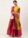 Picture of Gorgeous Silk Golden Rod Lehenga Choli
