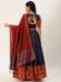 Picture of Stunning Silk Navy Blue Lehenga Choli