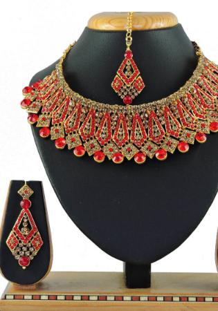 Picture of Elegant Red Necklace Set