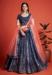 Picture of Exquisite Georgette Dark Slate Blue Lehenga Choli