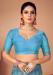 Picture of Resplendent Chiffon Cadet Blue Saree