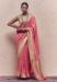 Picture of Enticing Crepe & Silk Pale Violet Red Saree