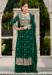Picture of Good Looking Georgette Dark Green Readymade Salwar Kameez