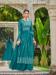 Picture of Fascinating Georgette Teal Readymade Salwar Kameez