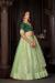 Picture of Appealing Silk Dark Sea Green Lehenga Choli