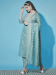 Picture of Cotton & Silk Cadet Blue Readymade Salwar Kameez