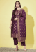 Picture of Cotton & Silk Purple Readymade Salwar Kameez