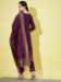 Picture of Cotton & Silk Purple Readymade Salwar Kameez