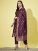 Picture of Cotton & Silk Purple Readymade Salwar Kameez