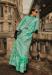 Picture of Nice Organza Dark Sea Green Saree