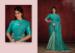 Picture of Sublime Net & Silk Cadet Blue Saree