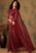 Picture of Taking Net Maroon Saree