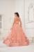 Picture of Classy Net Dark Salmon Lehenga Choli
