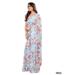 Picture of Splendid Georgette Light Steel Blue Saree