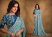 Picture of Grand Georgette & Satin & Silk Light Blue Saree