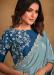 Picture of Grand Georgette & Satin & Silk Light Blue Saree