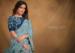Picture of Grand Georgette & Satin & Silk Light Blue Saree