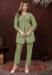 Picture of Cotton Dark Sea Green Readymade Salwar Kameez