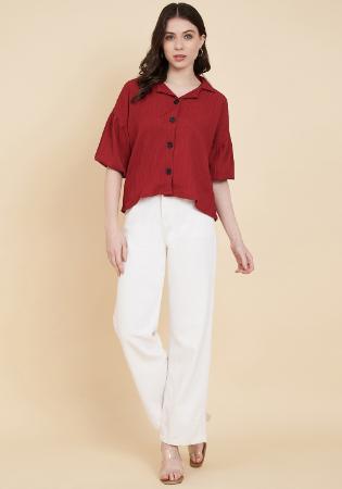 Picture of Admirable Rayon Brown Kurtis & Tunic