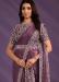 Picture of Enticing Crepe & Satin & Silk Plum Saree