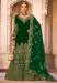 Picture of Sublime Chiffon Dark Green Anarkali Salwar Kameez