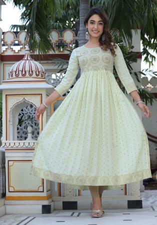 Picture of Pleasing Georgette Off White Readymade Salwar Kameez