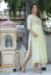Picture of Pleasing Georgette Off White Readymade Salwar Kameez