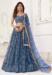 Picture of Charming Net Dark Slate Blue Lehenga Choli