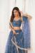 Picture of Charming Net Dark Slate Blue Lehenga Choli