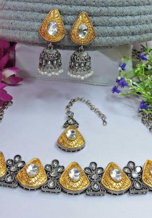 Picture of Nice Chiffon Tan Necklace Set