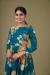 Picture of Marvelous Georgette Teal Anarkali Salwar Kameez