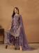 Picture of Elegant Net Plum Straight Cut Salwar Kameez