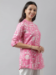 Picture of Pleasing Rayon Pale Violet Red Kurtis & Tunic