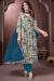 Picture of Rayon Dark Slate Grey Readymade Salwar Kameez