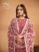 Picture of Georgette Indian Red Straight Cut Salwar Kameez