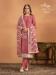 Picture of Georgette Indian Red Straight Cut Salwar Kameez