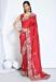 Picture of Comely Net & Silk & Organza Crimson Saree