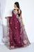 Picture of Well Formed Net & Silk & Organza Purple Saree
