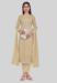 Picture of Beauteous Silk Tan Straight Cut Salwar Kameez