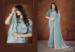Picture of Nice Net & Silk Light Blue Saree