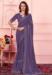 Picture of Good Looking Chiffon Purple Saree