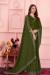 Picture of Alluring Chiffon Dark Olive Green Saree