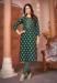 Picture of Rayon & Silk Dark Slate Grey Kurtis And Tunic