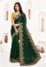 Picture of Well Formed Georgette & Silk Sea Green Saree