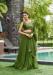 Picture of Excellent Silk Dark Olive Green Lehenga Choli