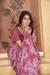 Picture of Magnificent Chiffon Pale Violet Red Saree