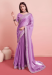 Picture of Fine Chiffon Plum Saree