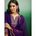 Picture of Admirable Chiffon Purple Readymade Salwar Kameez